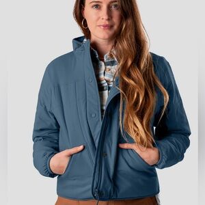 Duck Camp W’s Airflow Insulated Jacket in Channel Blue